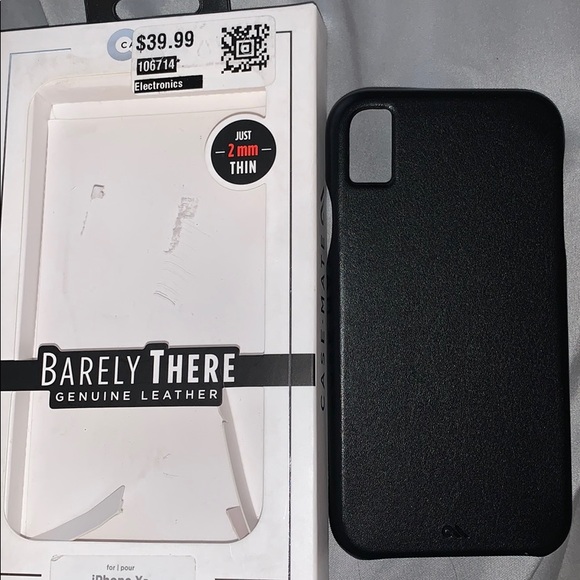 case-mate Other - iPhone XR black leather phone case brand new case-mate Other - iPhone XR black leather phone case brand new
